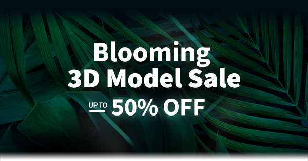 CGTrader-Blooming3DModelSale2022