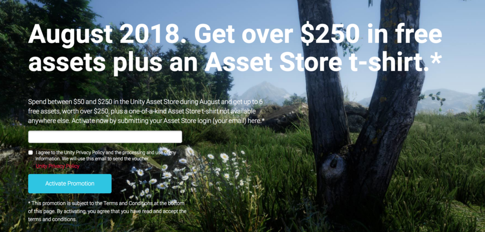 Unity Asset Store 201808 キャンペーン