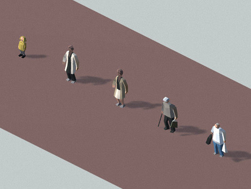 Low Poly Animated People