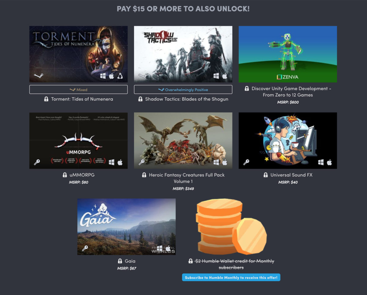 Humblebundle$15