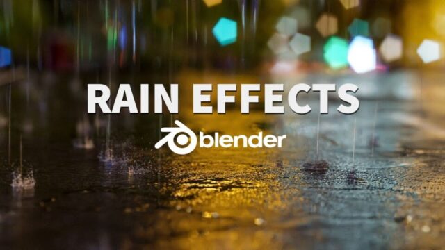 Blender-RealisticRain