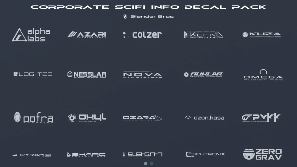 SciFi Corporation Info Decal Pack-thumbnail